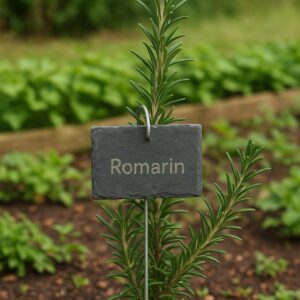 ardoise de jardin gravée – Étiquette pour plantes